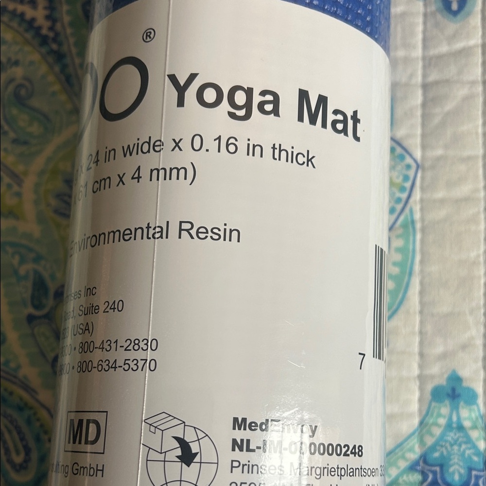 AND Blue Yoga Mat